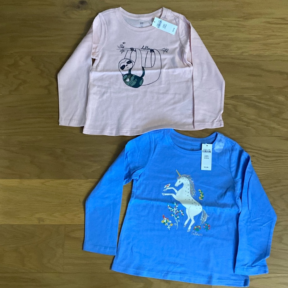 Gap long sleeve  tees